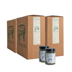 4 Bag-in-Box Olio 2 Balduccio-Kräuter